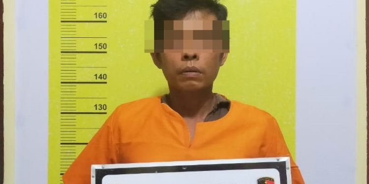 Personel Polsek Bangko Pusako Tangkap Pelaku Pembacokan Sadis