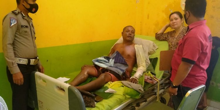 Polsek Rimba Melintang Polres Rohil Amankan Penyaluran BST Ke 338 KK Masyarakat Penerima