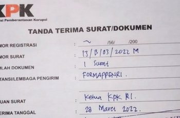 Dugaan Tindak Pidana Korupsi Pengadaan Alat Laboratorium SMK, Formappenri Minta KPK Menyelidiki Mantan Kadisdik beserta KPA