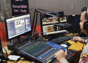 Melalui Radio, Satlantas Polres Rohil Himbau Warga Dalam Ops Zebra LK Tahun 2022