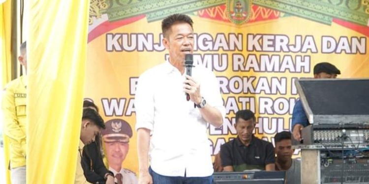 Temu Ramah Bersama Masyarakat, Bupati Rohil Ingatkan Untuk Waspada Banjir