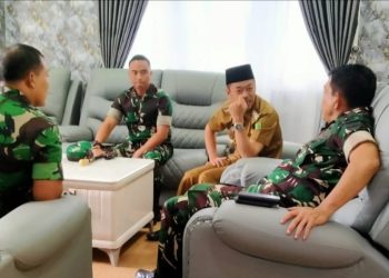 Kunjungan Kasdam 1 Bukit Barisan Diterima Langsung Bupati Rohil 