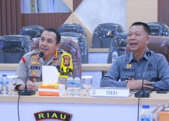 Sekdako Pekanbaru Pimpin Rakor Penyelenggaraan Pemilu 2024 Secara Zoom Meeting 