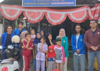 Gabungan Mahasiswa Pekanbaru Gelar Baksos di Yayasan Panti Asuhan 
