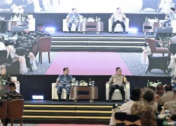 Rapat Pimpinan TNI-Polri Se-Provinsi Riau Dihadiri Bupati Rohil 