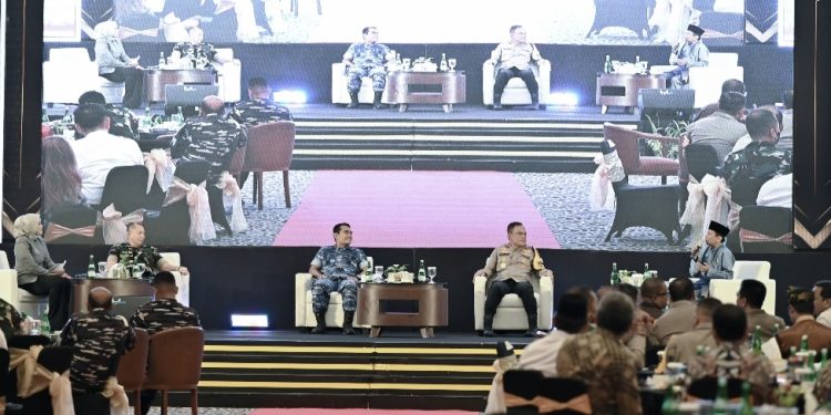 Rapat Pimpinan TNI-Polri Se-Provinsi Riau Dihadiri Bupati Rohil 