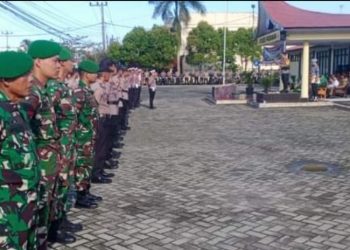 Apel Gabungan TNI-Polri Dalam Rangka Operasi Ketupat Singgalang 2024
