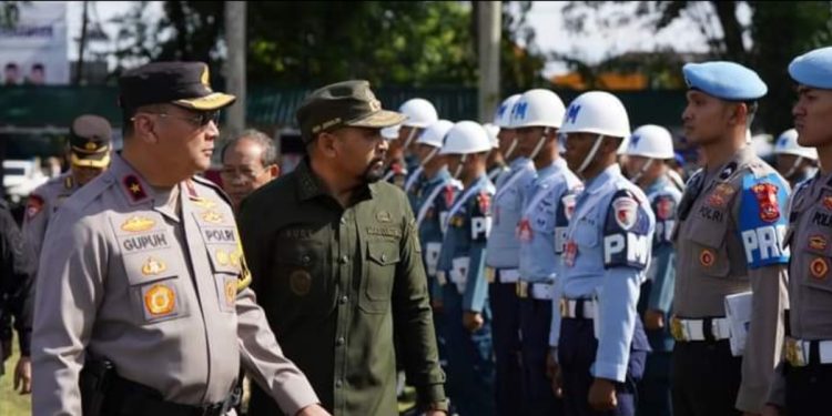 Wakapolda Sumbar Pimpin Apel Gabungan Operasi Ketupat Singgalang