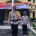 Kapolres Rokan Hilir Pimpin Upacara Laporan Kenaikan Pangkat Personel Polri Polres Rokan Hilir