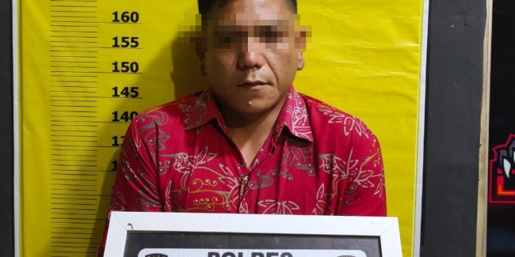 Personel Polsek Bangko Pusako Tangkap Pelaku Pembacokan Sadis