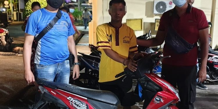 Tim Opsnal Polsek Bangko Kembali Tangkap Pelaku Curanmor di Bagansiapiapi.