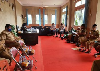 Kapolsek Tanah Putih Menghadiri Rapat Pembahasan Rencana Pembelajaran Tatap Muka