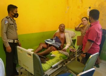 Polsek Rimba Melintang Polres Rohil Amankan Penyaluran BST Ke 338 KK Masyarakat Penerima