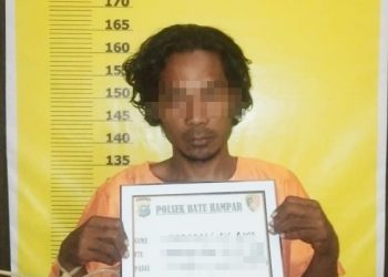 Diduga Pengedar Dan Pemakai Sabu, Seorang Warga Bantaian Hilir Diringkus Unit Reskrim Polsek Batu Hampar Polres Rohil