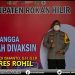 Polres Rohil Upacara Korp Raport Pengabdian TMT 1 Februari 2021 Dan Beri Reward Personel Berprestasi