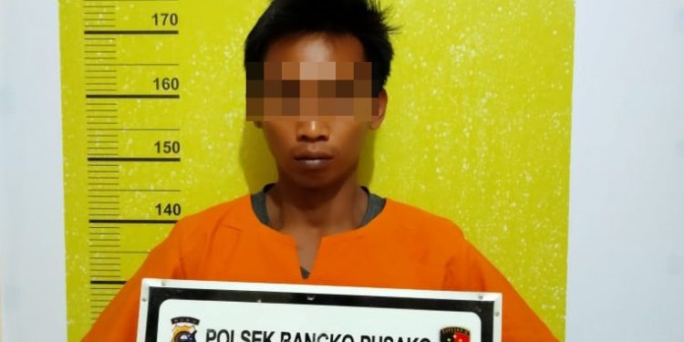 Diberi 100 Ribu Lalu Pukul Isterinya, Pria Di Km 0 Di Amankan Unit Reskrim Polsek Bangko Pusako Polres Rohil
