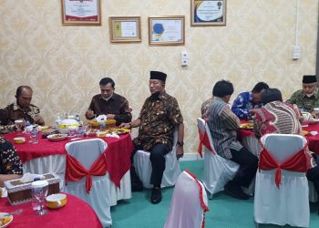 Wakili Kapolres Rohil, Kapolsek Bangko Hadiri Ramah Tamah Dengan Kepala Kanwil BPN Provinsi Riau