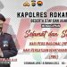 Kapolres Rohil  Sampaikan ucapan “Selamat Hari Pers Nasional Kepada Seluruh Insan Pers”