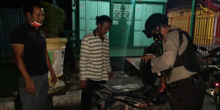 Sat Sabhara Polres Rohil Laksanakan Patroli Harkamtibnas di Wilayah Bagansiapiapi.