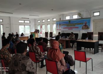 Kapolsek Rimba Melintang Hadiri Rapat Kordinasi Pencegahan dan Penanggulangan Kebakaran Lahan dan Hutan dan Giat Musrembang RKPD Tahun 2022.
