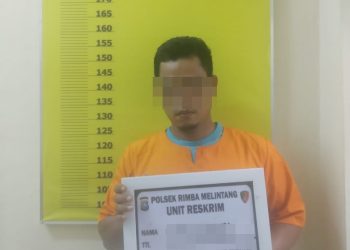 Polsek Rimba Melintang Ungkap Dugaan Tindak Pidana Penyalahgunaan Narkotika Jenis Sabu Dengan Berat Kotor 0,33 gram.