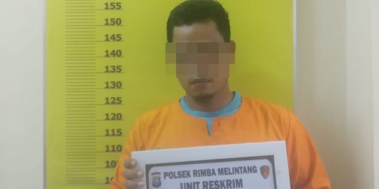 Polsek Rimba Melintang Ungkap Dugaan Tindak Pidana Penyalahgunaan Narkotika Jenis Sabu Dengan Berat Kotor 0,33 gram.