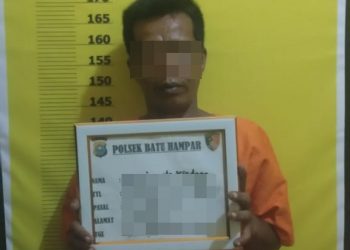 Seorang Petani di Amankan Unit Reskrim Batu Hampar setelah Terbukti Membawa Narkotika Jenis Sabu dengan Berat 1,23 Gram.