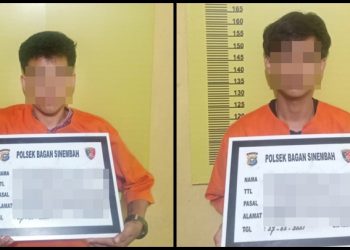 Polsek Bagan Sinembah Ungkap Kasus Tindak Pidana Penyalahgunaan Narkotika Jenis Sabu Dengan Berat 0,19 gram.