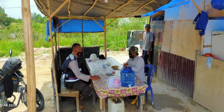 Polsek Tanah Putih Laksanakan Sosialisasi Pembuatan Surat Kehilangan Dan SKCK keliling.