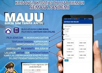 Tak Perlu Antri dan Takut Tertular Virus Corona, Masyarakat Rohil Kini Bisa Buat SIM Lebih Mudah Dengan Aplikasi I-Link