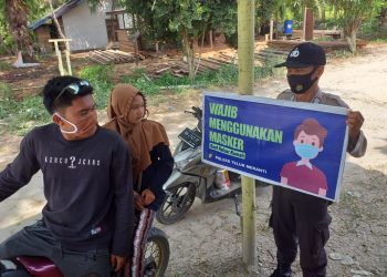Penertiban Prokes, Polsek Teluk Meranti Pantau Kedisiplinan Warga