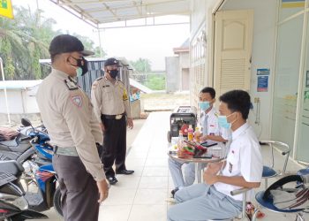 Kapolsek Kerumutan Kerahkan Personil Lakukan Operasi Yustisi