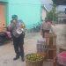 Polsek Pangkalan Kuras Cek Penerapan Prokes di Pasar Desa Terantang Manuk