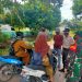 Polisi dan TNI Pantau Penertiban Prokes Masyarakat di Kelurahan Teluk Meranti Pelalawan