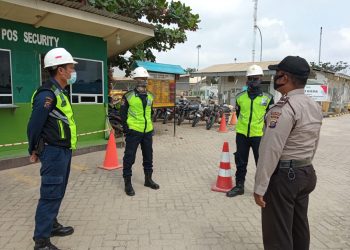 Polsek Langgam Patroli C3 dan Sosialisasi Protokol Kesehatan Cegah Covid-19