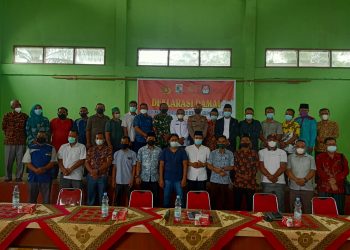 Kapolsek Pangkalan Lesung Hadiri Deklarasi Damai Pilkades Serentak