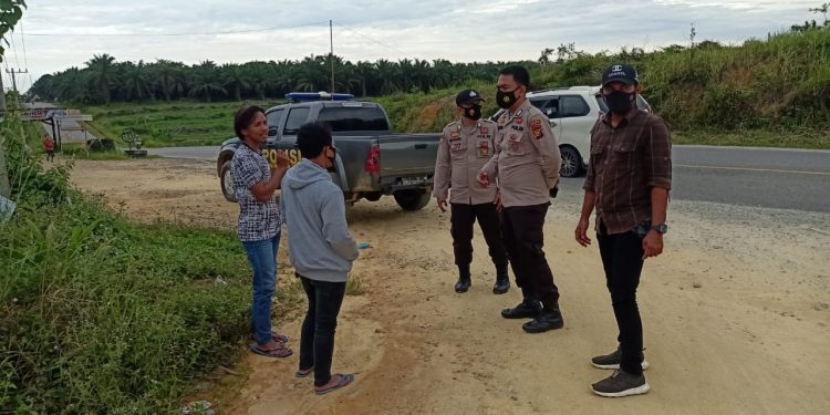 Kasus Covid-19 di Wilkum Turun, Polsek Pangkalan Lesung Tetap Lakukan Operasi Yustisi