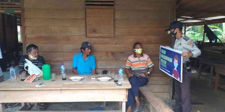 Polsek Teluk Meranti Terus Berperan Aktif Dalam Upaya Penanganan Covid-19