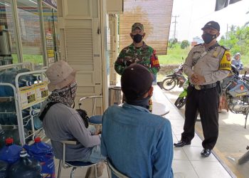 Kapolsek Kerumutan Kerahkan Personil Lakukan Operasi Yustisi