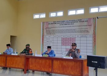 Kapolsek Ukui Hadiri Deklarasi Damai Pilkades Serentak