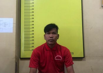Diduga sering Menyalahgunakan Sabu, Seorang Pria Di dusun Suka Maju Di cokok Polisi