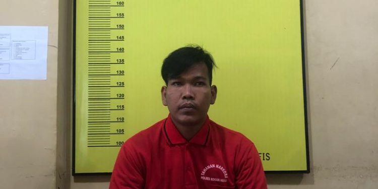 Diduga sering Menyalahgunakan Sabu, Seorang Pria Di dusun Suka Maju Di cokok Polisi