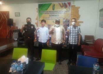 Konflik Lahan Antara PT.Wanasari vs Masyarakat Simpang Raya di Bahas Seminar HMI Kuansing bersama Pakar Lingkungan