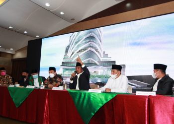 Rapat Perdana PWNU Riau Dengan PCNU Se-Riau, Sekaligus Penyerahan SK PWNU Provinsi Riau Masa Khidmat 2021-2026