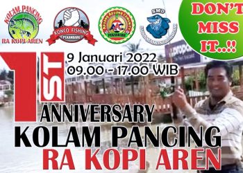 Ulang Tahun Pertama Kolam Pancing RA Kopi Aren, 1 Ton Ikan Diturunkan