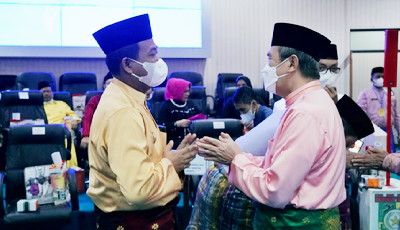 Wakil Bupati Rohil bersama Ketua DPRD Hadiri Hari Jadi Kabupaten Kampar Ke – 72