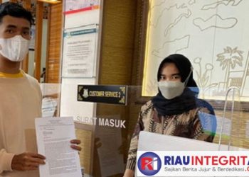 Mahasiswa Anti Korupsi Laporkan Camat Rumbai Barat ke Kejari, Dugaan Korupsi Dana MTQ