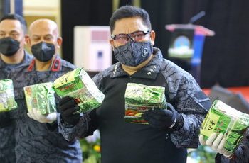 TAK GENTAR PERANG NARKOBA DALAM PANDEMI, BNN RI SITA RATUSAN KILOGRAM SABU