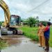 Antisipasi Banjir di Bulan Suci Ramadhan, DLH Rohil Lakukan Penggalian Sungai di Beberapa Titik