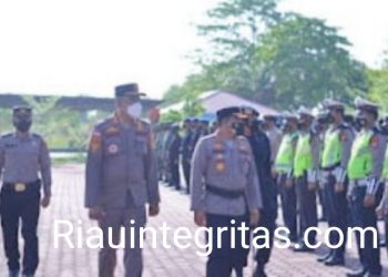 Dalam Apel Siaga, Kapolres Rohil Ajak Semua Bersinergi Cegah Karlahut